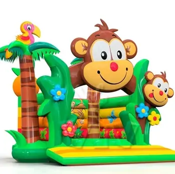 Miki roofed inflatable bounce