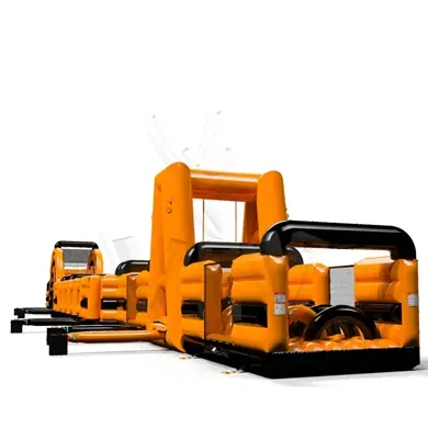 Obstacle Course Challenge XL with wipe out inflatable product