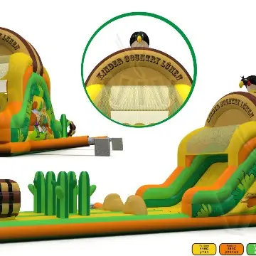 Obstacle Course Country 12 x 3.1 x 4.1 m commercial inflatable obstacle course
