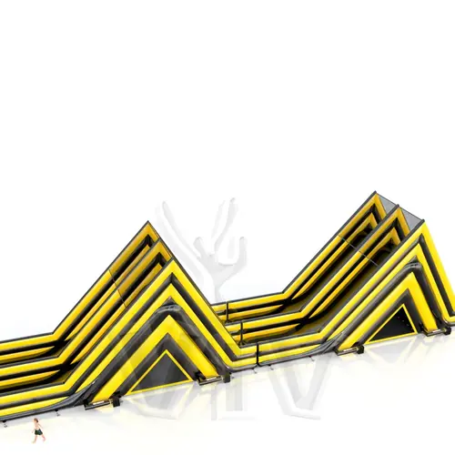 Obstacle Course Jet-Stream commercial inflatable obstacle course