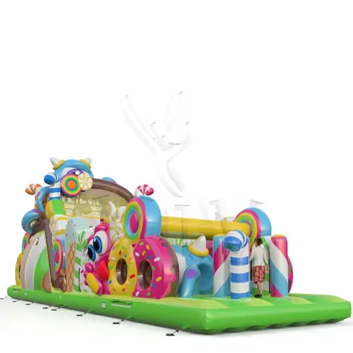 Obstacle Course Monsters commercial inflatable obstacle course