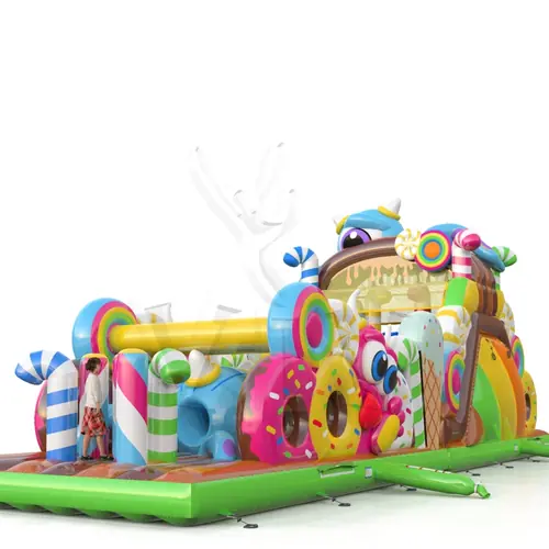 Obstacle Course Monsters commercial inflatable obstacle course