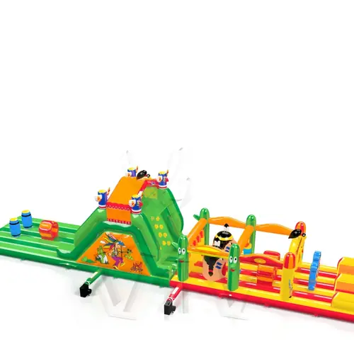 Obstacle Course Saloon commercial inflatable obstacle course