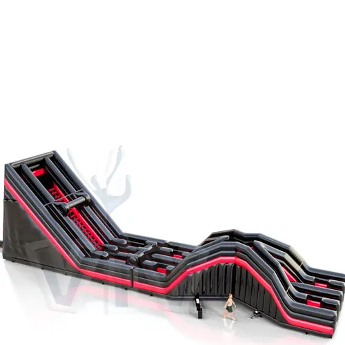 Obstacle Course Vrec Fun in Black commercial inflatable obstacle course