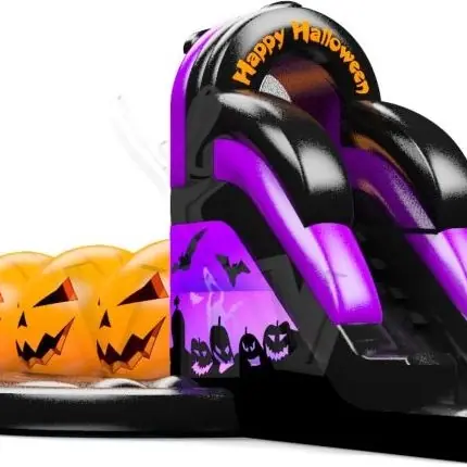 Obstacle course Wipe-Out - Collection Happy Halloween commercial inflatable wipe-out attraction