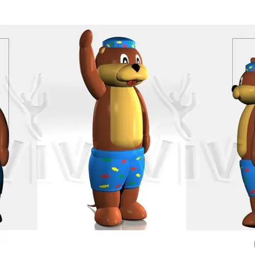 Otter figure commercial custom inflatable