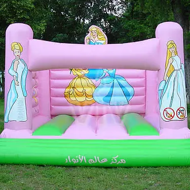 Princess open-top inflatable bounce