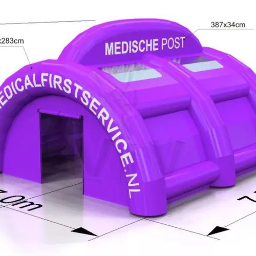 Purple tent commercial promotional inflatable tent