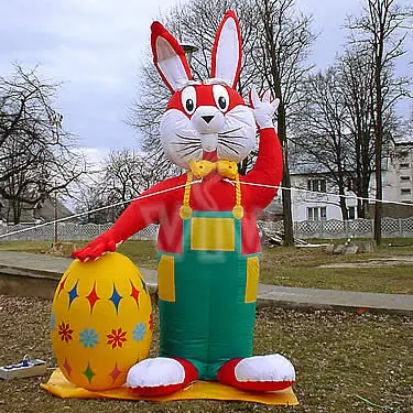 Bunny promotional inflatable product photo