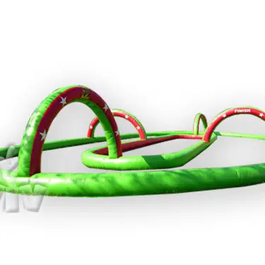 Running tape competition inflatable product photo