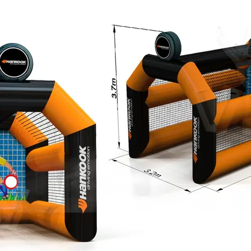 Radar Gate without radar Hankook 5 m commercial promotional inflatable gate