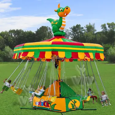 Dino carousel mechanical attraction product photo