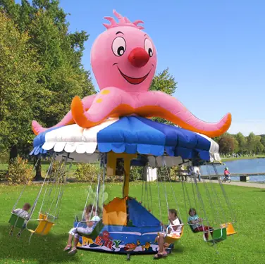 Octopus carousel mechanical attraction product photo