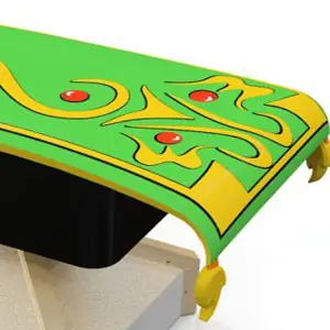 Rodeo figure flying carpet 1.6 x 0.8 m commercial custom inflatable