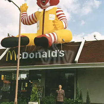 Ronald B promotional inflatable product photo