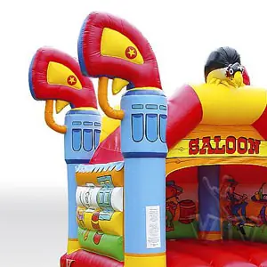 Saloon 4 x 3 with roof commercial inflatable bounce