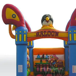 Saloon 4 x 3 without roof commercial inflatable bounce
