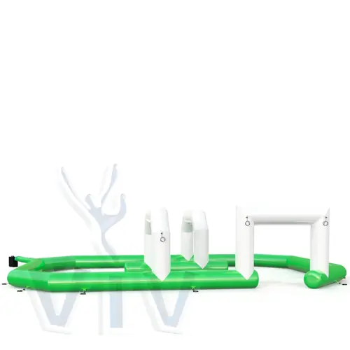 Scooter racecourse commercial inflatable action game