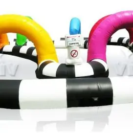 Scooter rececourse 10 x 7 m commercial custom inflatable
