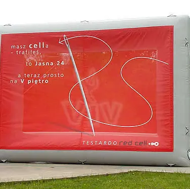 Screen Silver promotional inflatable product photo