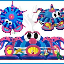 Sea bug (with internal and external print) commercial inflatable active center