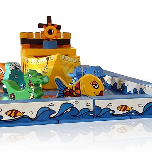Sea Playground foam soft play playground structure for dry indoor play areas