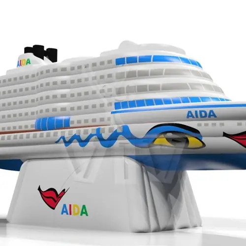 Ship Aida 4.0 x 1.1 x 2.1 m commercial inflatable ship attraction