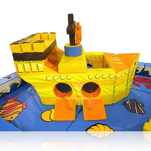 Ship Playground foam soft play playground structure for dry indoor play areas