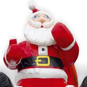 Sitting Santa Claus commercial holiday inflatable