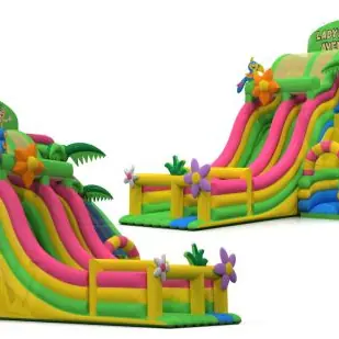 Slide 24 x 15 x 16 m commercial inflatable slide
