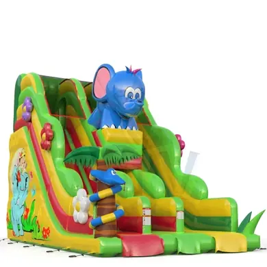Elephant Jungle de Lux commercial inflatable slide