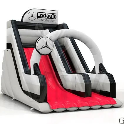Slide Mercedes 8 x 5 x 5.8 m commercial inflatable slide