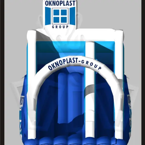 Slide MINI Super Plus Oknoplast 8 x 5.3 x 6 m commercial inflatable slide