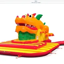 Dragon Classic swallower inflatable slide