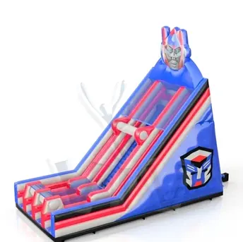 Vrec with Robot Head commercial inflatable slide