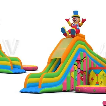 Slide water 12.3 x 9.6 x 9.5 m commercial inflatable slide