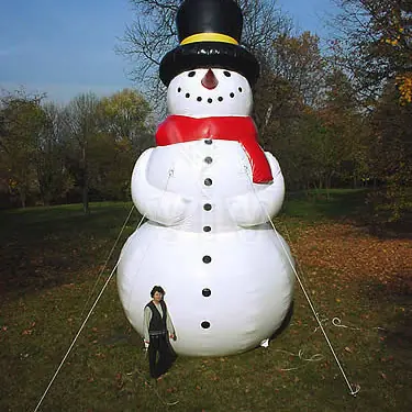 Snowman promotional inflatable product photo