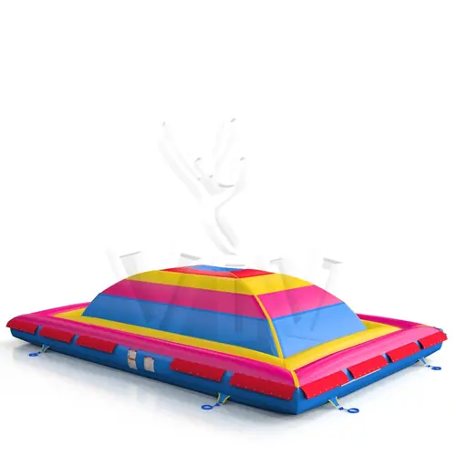 Soft Mountain in cage commercial inflatable soft mountain