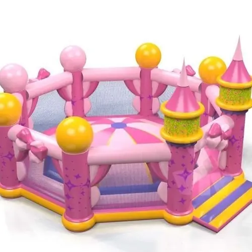Soft Mountain Pink with the floor under the bowl - Pink Collection commercial inflatable soft mountain