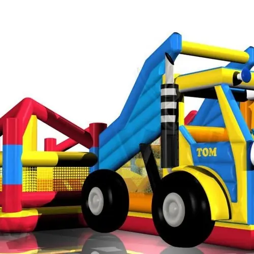 Inflatable soft mountain for family play zones