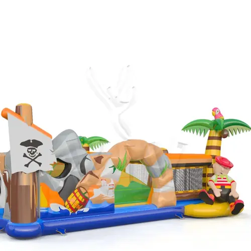 Soft Mountain with Barrier Pirate - Collection Pirate commercial inflatable soft mountain