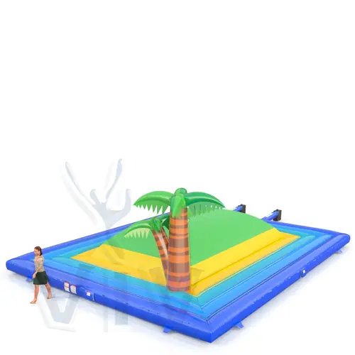 Soft Mountain with palms commercial inflatable soft mountain