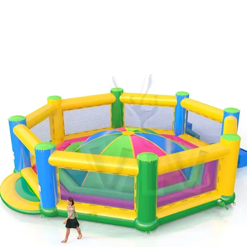 Soft Mountain XL Startup with fence commercial inflatable soft mountain