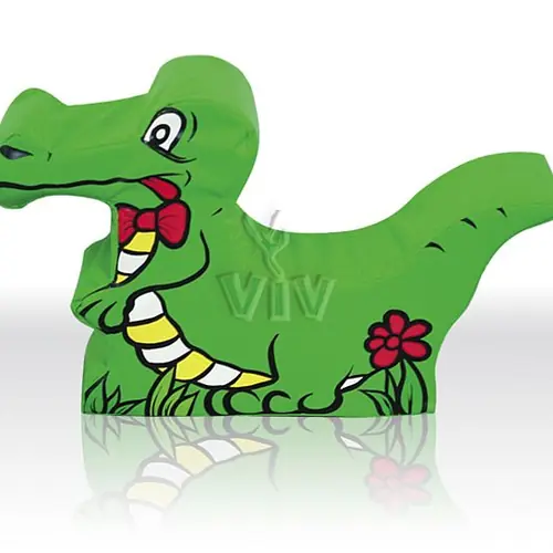 Crocodile foam soft play character for dry indoor play areas