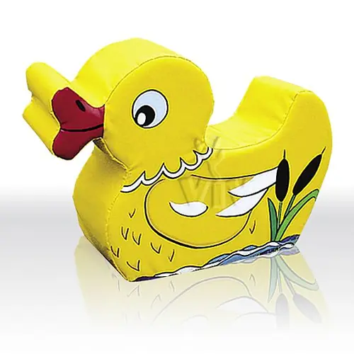 Duck foam soft play character for dry indoor play areas