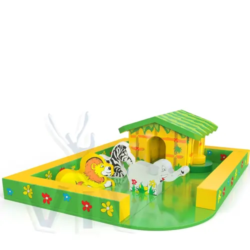 Jungle Playground foam soft play playground structure for dry indoor play areas