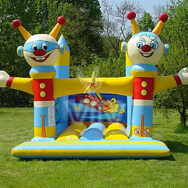 Space open-top inflatable bounce