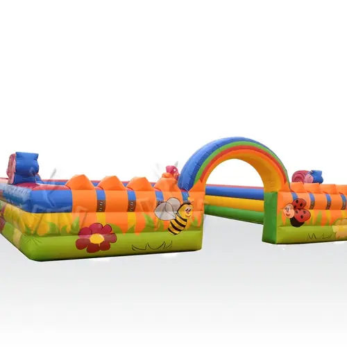 Spring garden commercial inflatable action game