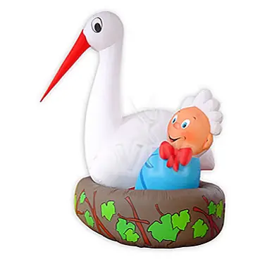 Stork promotional inflatable product photo