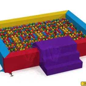 Swimming 4 x 3 x 0.6 m commercial custom inflatable